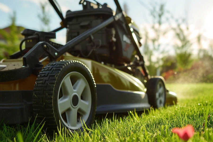 best battery push mower